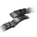 Uniq Osta dirželio dėklas, skirtas Apple Watch 42/44/45/ 49mm Series 1/2/3/4/5/6/7/8/SE/SE2/Ultra Stainless Steel – juodas