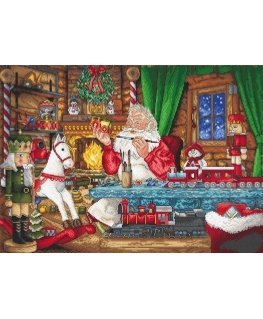 luca S Preparing for Christmas 42x30 cm SLETIL8074
