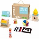 Tooky Toys TOOKY TOY Box XXL Montessori edukacinė 6in1 sensorinė dėžutė 0-6 mėn.