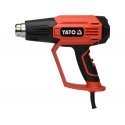 Yato YT-82296 celtniecības fēns Karstā gaisa pistole 500 l/min 650 °C 1600 W Melns, Oranžs