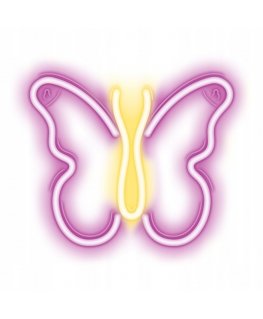 Neon LED Light BUTTERFLY pink NNE03 Neolia