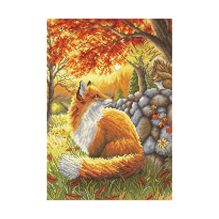 luca S The little fox's friend 27x19 cm SLETIL8061