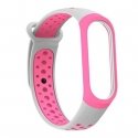 Beline pasek Mi Band 3|4 design różowo-szary|pink-grey Beline pasek Mi Band 3|4 design różowo-szary|pink-grey