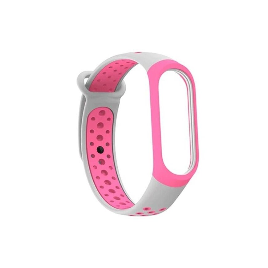 Beline pasek Mi Band 3|4 design różowo-szary|pink-grey – 2