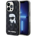 Karl Lagerfeld KLHCP15LHNKMKLK iPhone 15 Pro 6.1" czarny|black h Karl Lagerfeld KLHCP15LHNKMKLK iPhone 15 Pro 6.1" czarny|black h
