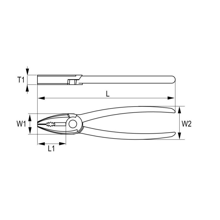 Kombinuotos replės 601 Irimo 180mm – 2