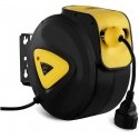 MSW Wall-mounted automatic cable reel with extension AC230V / 10A / 50Hz socket, length 21.5m MSW Wall-mounted automatic cable reel with extension AC230V / 10A / 50Hz socket, length 21.5m