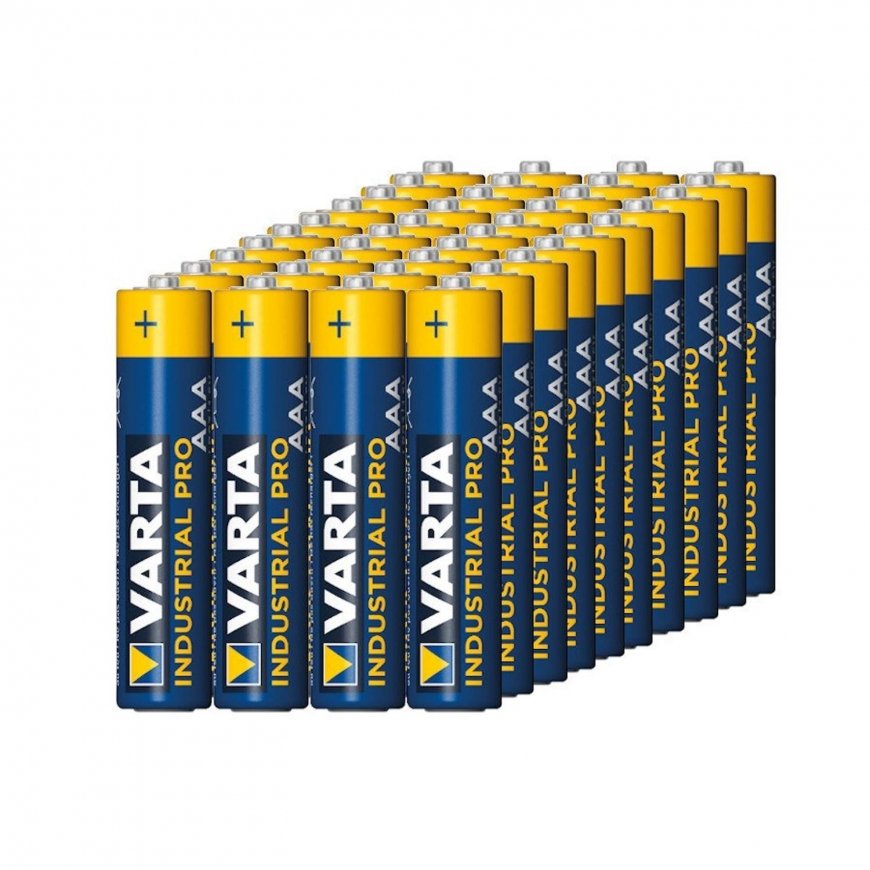 40x Bateria R-03 LR3 AAA šarminė Varta Industrial (folia4)