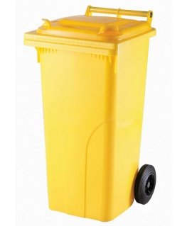Container for waste and garbage CERTIFICATES Europlast Austria - yellow 120L