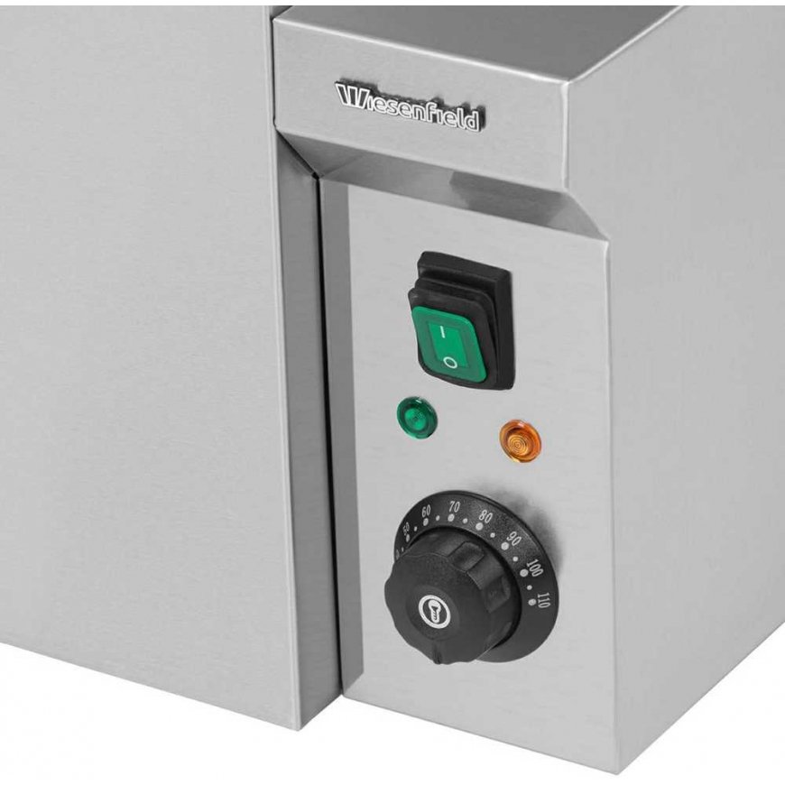 Wiesenfield Poultry, chicken, turkey, duck scalding machine for up to 8 pieces 120 l, 3 kW – 3