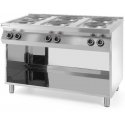 Cooker Hendi Freestanding electric kitchen on a steel base 6 x 2.6kW, width 120cm Cooker Hendi Freestanding electric kitchen on a steel base 6 x 2.6kW, width 120cm