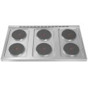 Viryklė Hendi Atskirai pastatoma elektrinė virtuvė ant plieninio pagrindo 6 x 2,6kW, plotis 120cm Viryklė Hendi Atskirai pastatoma elektrinė virtuvė ant plieninio pagrindo 6 x 2,6kW, plotis 120cm