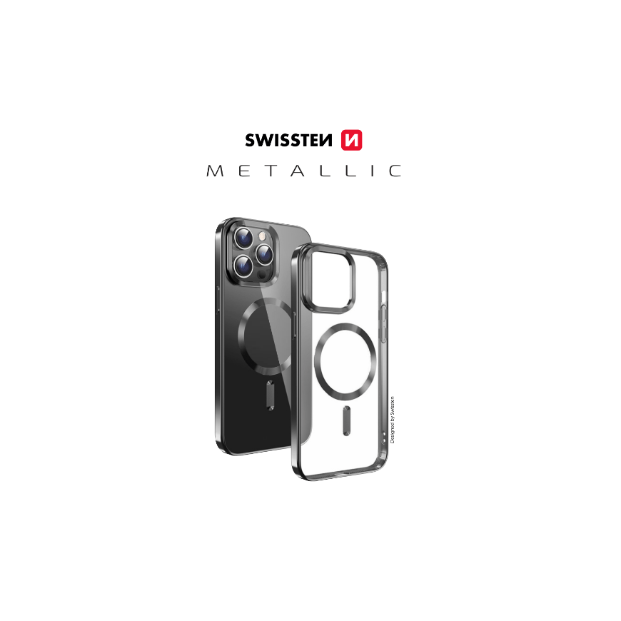Swissten Clear Jelly Magstick Metallic Case
