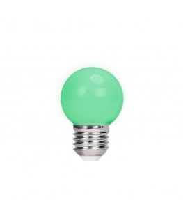 LED Bulb E27 G45 2W 230V green 5pcs Forever Light
