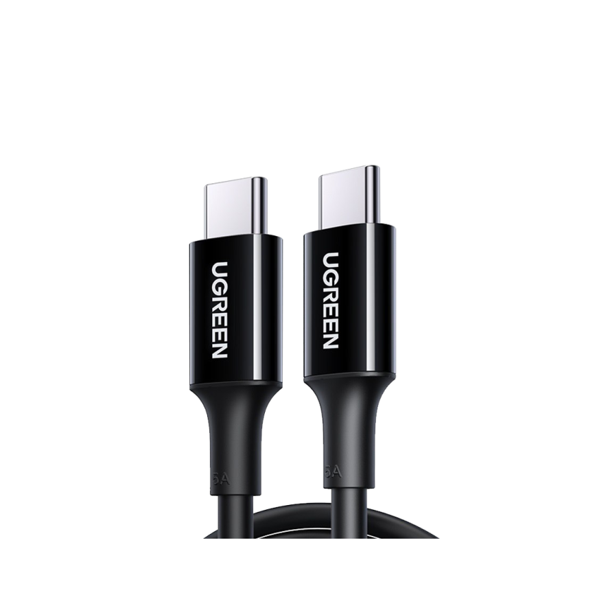 UGREEN US300 USB-C cable to USB-C, 100W, 5A, 2m (black)