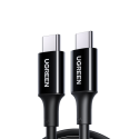UGREEN US300 USB-C cable to USB-C, 100W, 5A, 2m (black) UGREEN US300 USB-C cable to USB-C, 100W, 5A, 2m (black)