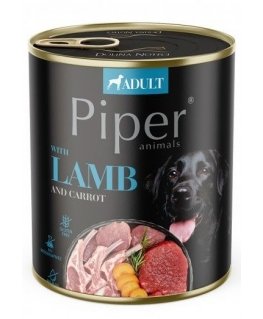DOLINA NOTECI Piper Lamb ar burkānu - Mitrā suņu barība - 800 g