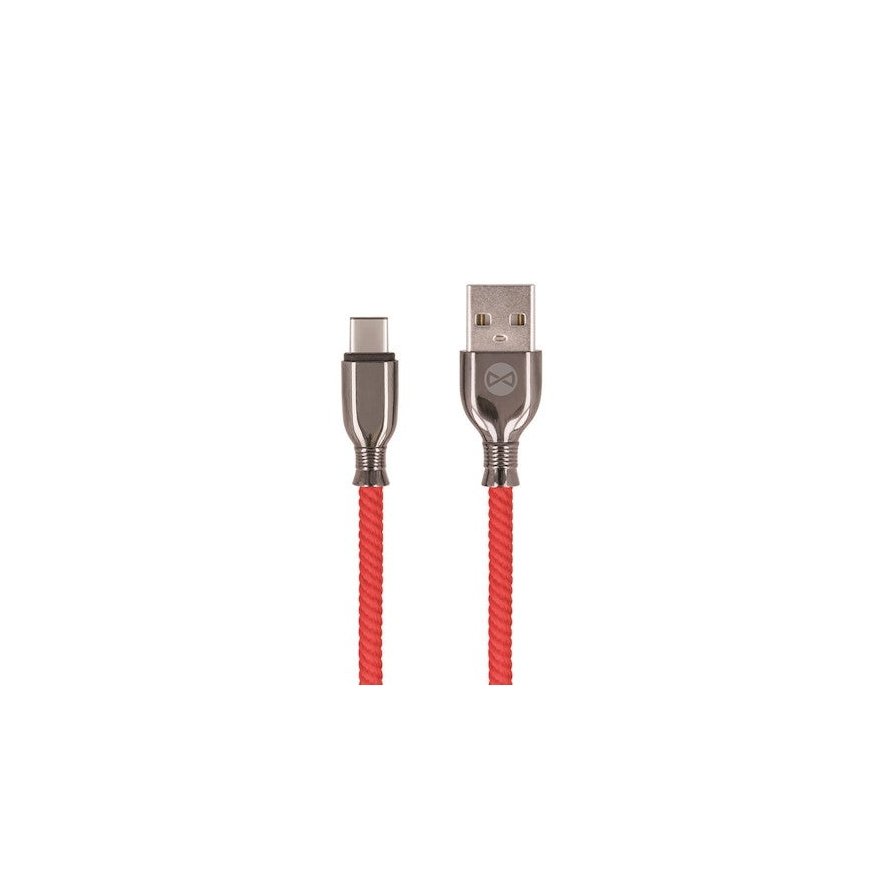 Forever Tornado cable USB - USB-C 1,0 m 3A red – 2