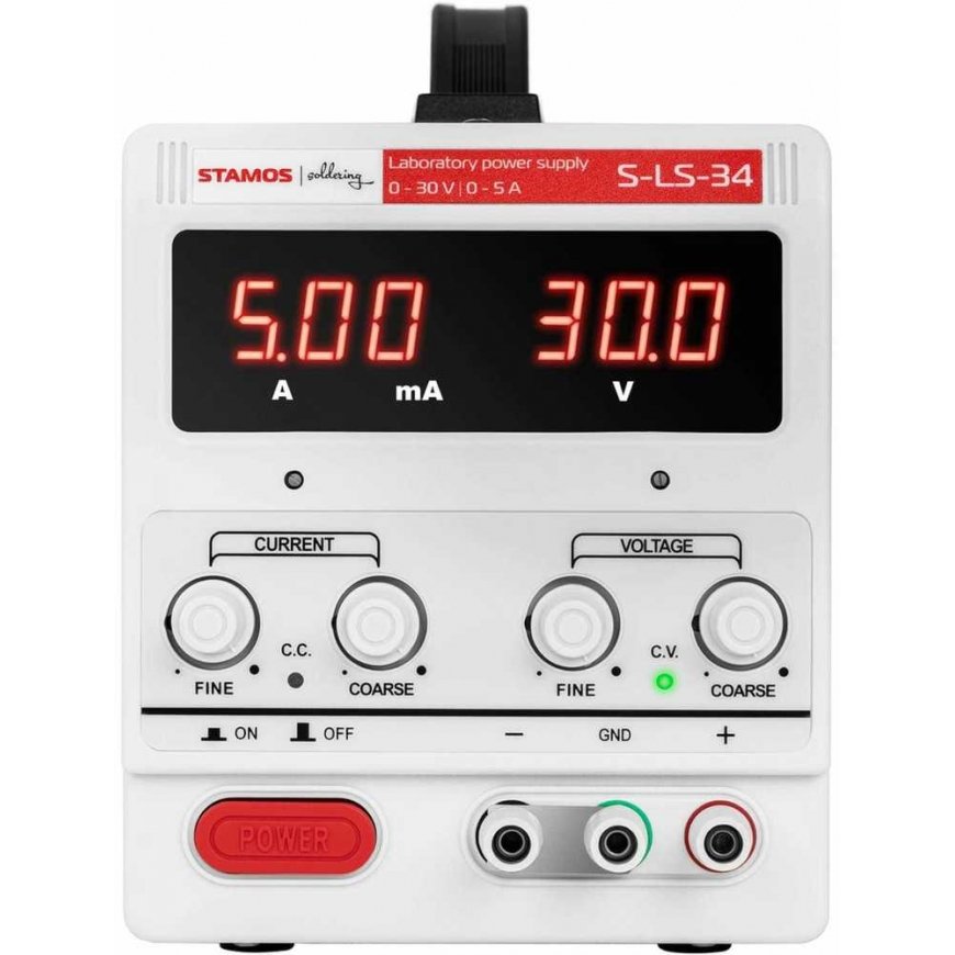 Stamos Soldering Laboratory service power supply 0-30 V 0-5 A DC 205 W – 2