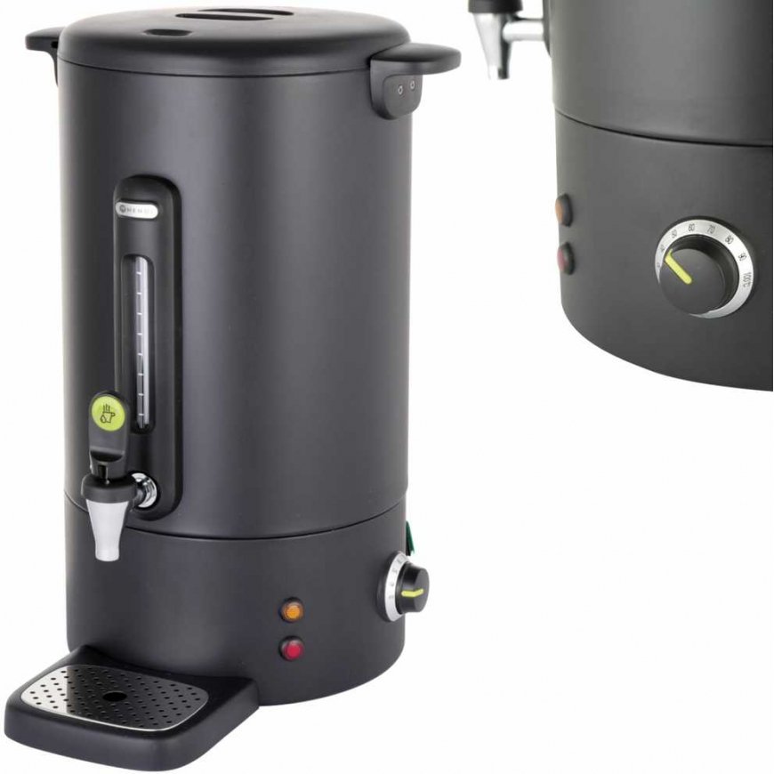 Coffee heater with non-drip tap black Concept Line 18 l - Hendi 211465