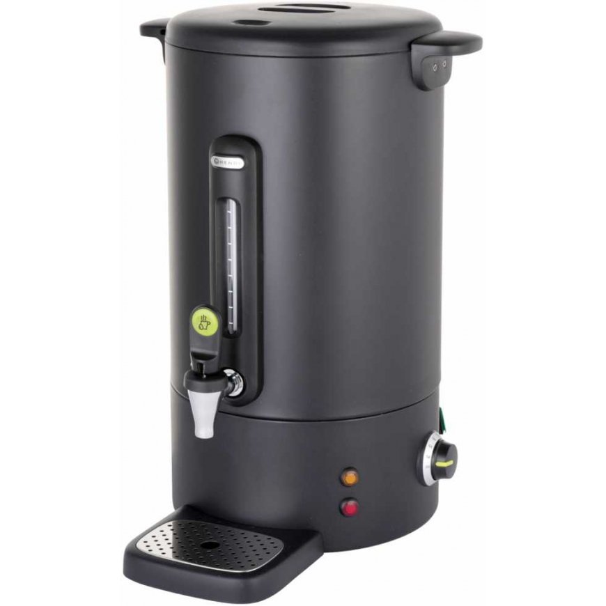 Kavos šildytuvas su nenulašančiu čiaupu juodu Concept Line 18 l - Hendi 211465 – 2