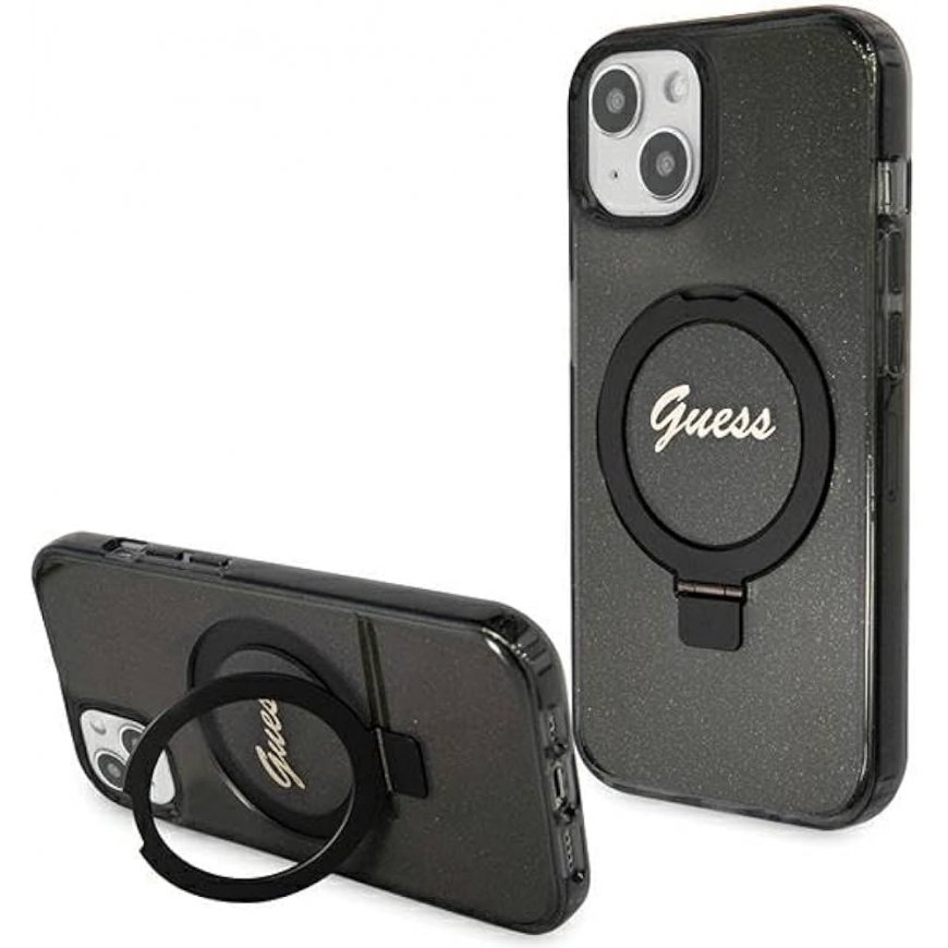 Guess GUHMP14SHRSGSK iPhone 14 | 15 | 13 6.1" czarny|black hardc – 2