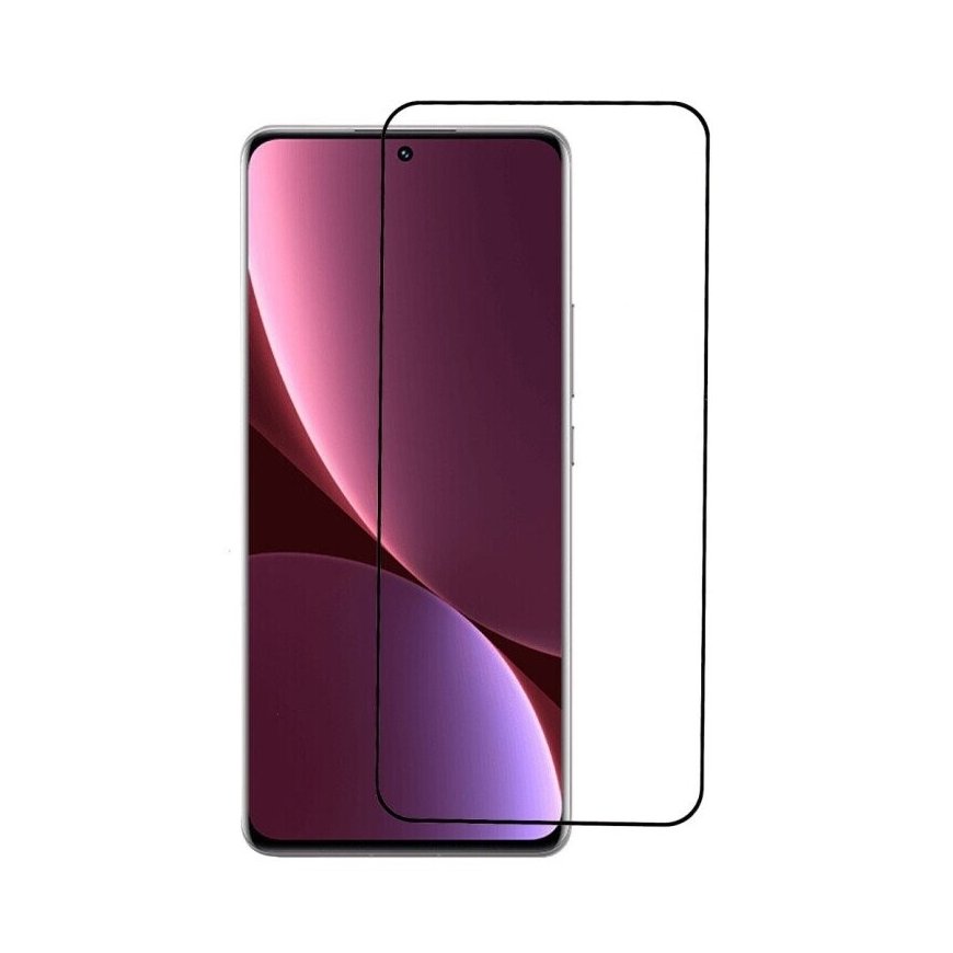 Fusion full glue 5D tempered glass with frame Xiaomi 13 black