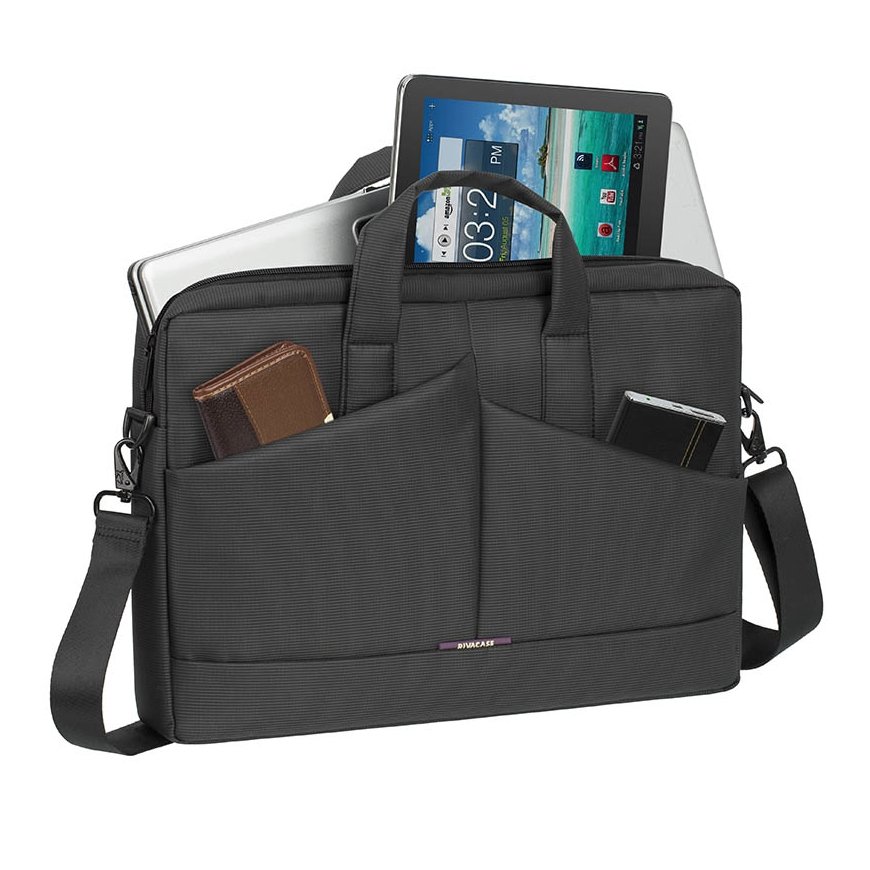 Rivacase 8731 39.6 cm (15.6") Messenger case Grey – 4