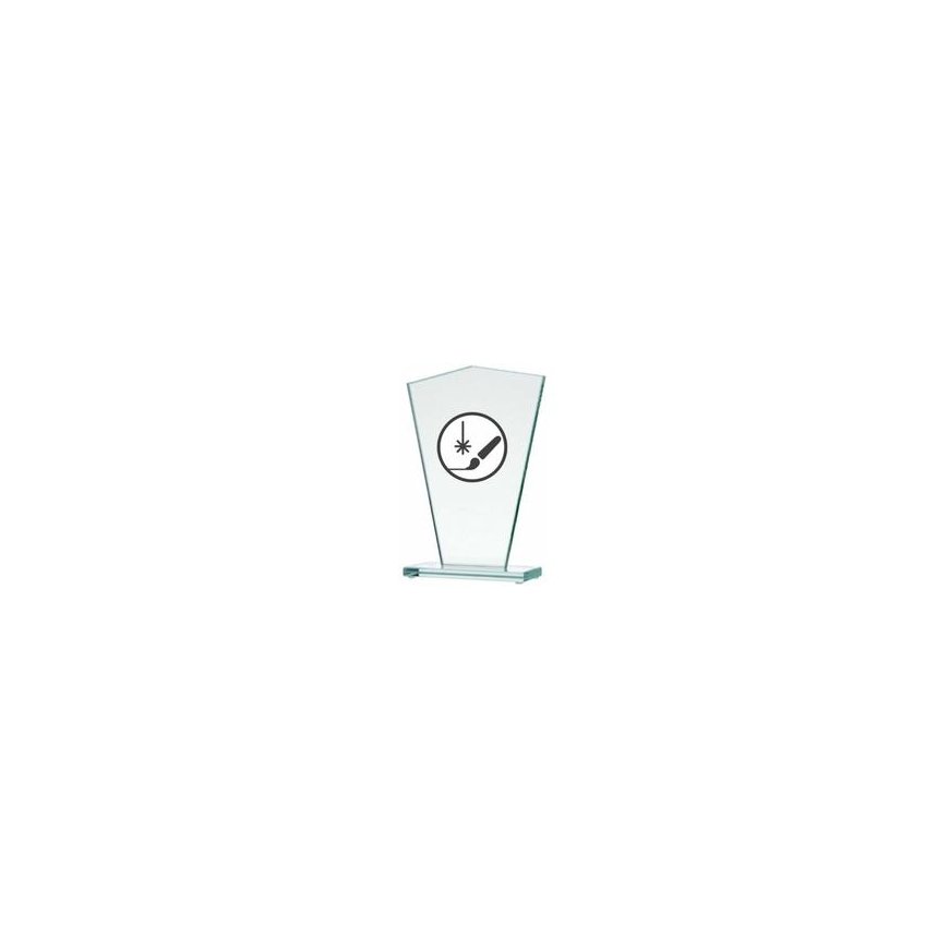 Detail Engraved glass trophy – 2