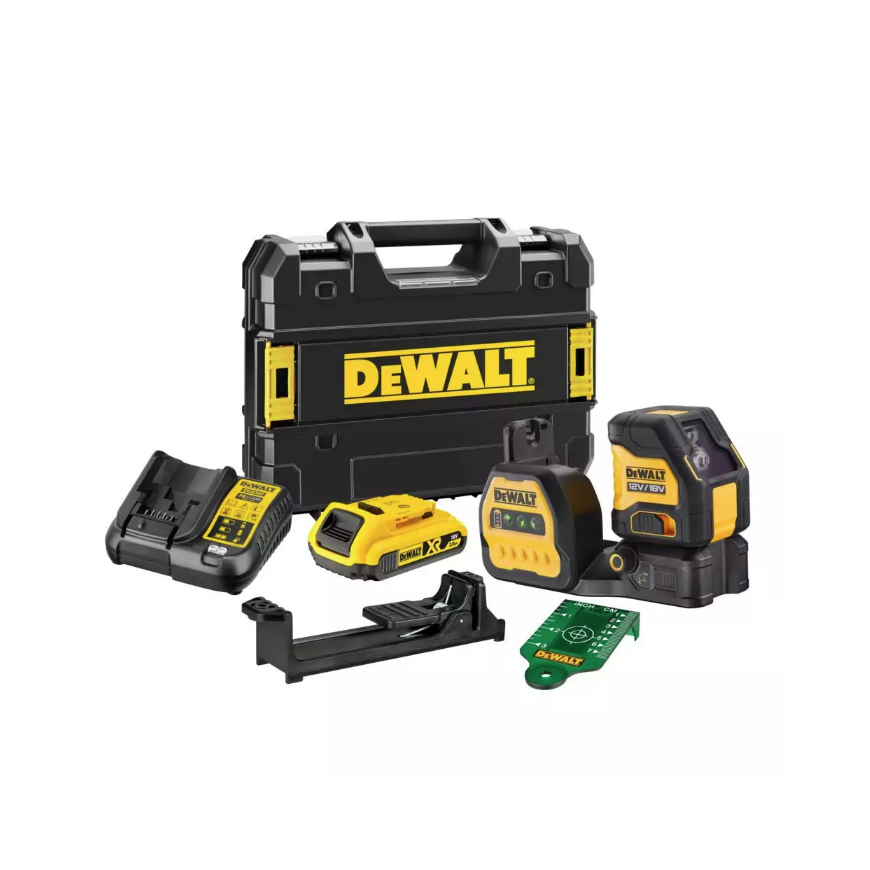 Dewalt cross line laser DCE088D1G18, green