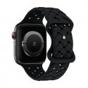 Beline pasek Apple Watch Silicone Woven 42|44|45|49mm czarny |bl