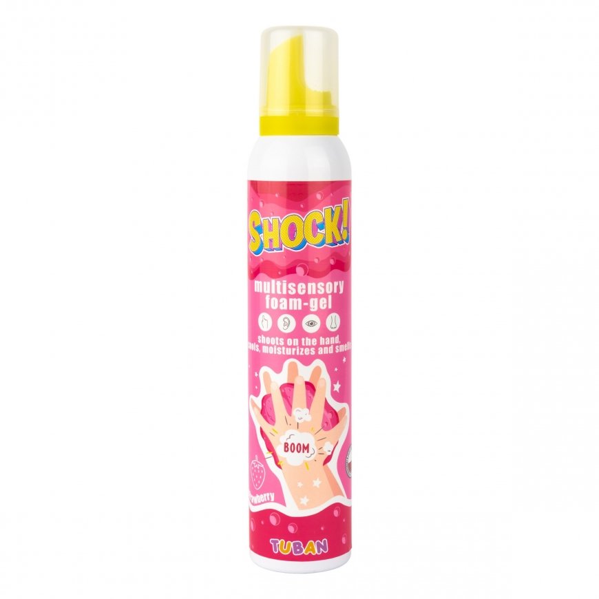 Tuban SHOCK Multisensor y foam-gel Strawberry