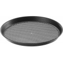Round pizza baking tray, perforated, diameter. 260 mm - Hendi 616901 Round pizza baking tray, perforated, diameter. 260 mm - Hendi 616901