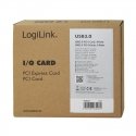 LogiLink PC0057A liitäntäkortti/-sovitin Sisäinen USB 3.2 Gen 1 (3.1 Gen 1) LogiLink PC0057A liitäntäkortti/-sovitin Sisäinen USB 3.2 Gen 1 (3.1 Gen 1)