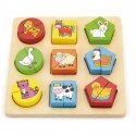 Viga Toys Medinė dėlionė Gyvūnai, Viga Viga Toys Medinė dėlionė Gyvūnai, Viga