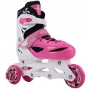 Roller skates Enero 4w1 with wymienna płożą regulowane pink size 34-37 Roller skates Enero 4w1 with wymienna płożą regulowane pink size 34-37