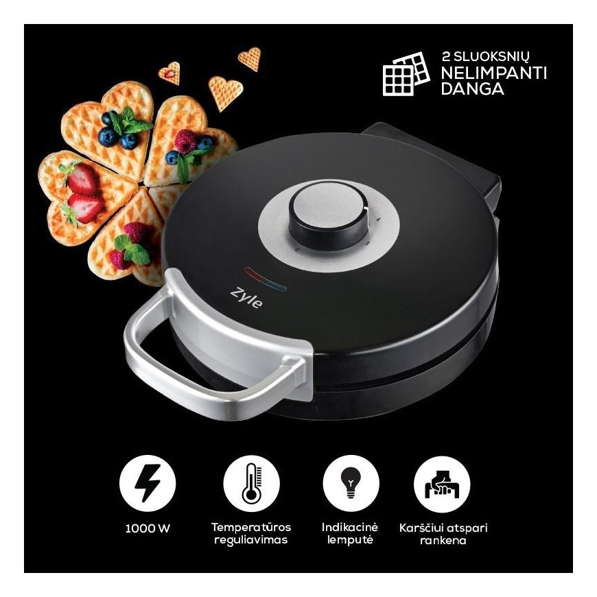 ZYLE Waffle Pan Pancakes Zyle ZY186WM