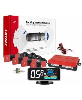 Reverse parking sensors, internal black LED 3D amio-03190