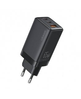 USAMS Ład. siec. 2xUSB-C+1xUSB 65W (only head) GaN PD3.0 +QC3.0