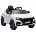Lean Cars Vienvietis elektromobilis vaikams Audi RS Q8, baltas Lean Cars Vienvietis elektromobilis vaikams Audi RS Q8, baltas