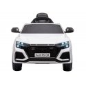 Lean Cars Vienvietis elektromobilis vaikams Audi RS Q8, baltas Lean Cars Vienvietis elektromobilis vaikams Audi RS Q8, baltas
