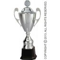Detail Silver metal cup with lid Detail Silver metal cup with lid