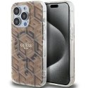 Guess GUHMP15XHGCUSTGW iPhone 15 Pro Max 6.7" brązowy|brown hard Guess GUHMP15XHGCUSTGW iPhone 15 Pro Max 6.7" brązowy|brown hard