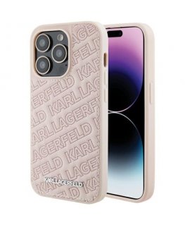 Karl Lagerfeld KLHCP15XPQKPMP iPhone 15 Pro Max 6.7" różowy|pink