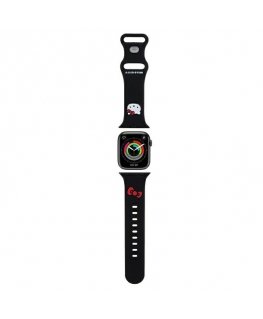 Hello Kitty Pasek HKAWLSCHBLK Apple Watch 42|44|45|49mm czarny|b