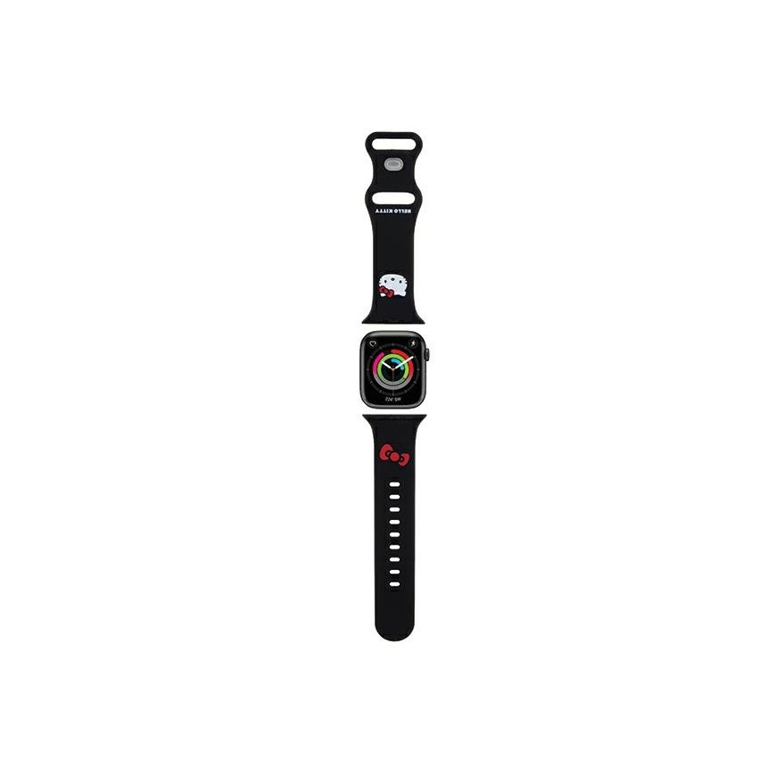 Hello Kitty Pasek HKAWLSCHBLK Apple Watch 42|44|45|49mm czarny|b