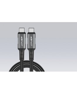 Cable USB-C to USB-C Acefast C1-09, 48W, 1m (black-gray)