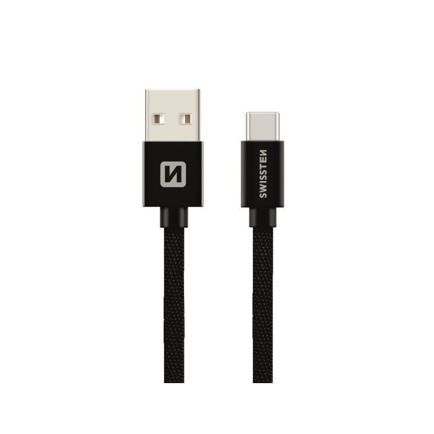 Swissten Textile Universal Quick Charge 3