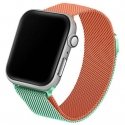 Beline pasek Apple Watch Steel 38|40|41mm zielono-pomarańczowy g Beline pasek Apple Watch Steel 38|40|41mm zielono-pomarańczowy g