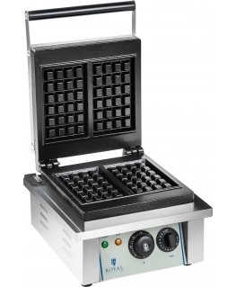 Royal Catering Waffle pan rectangle for 2 Belgian waffles